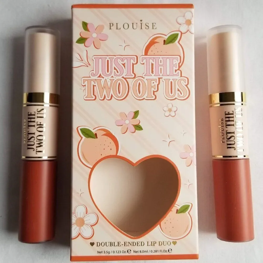 P.Louise - Just The Two Of Us Double Ended Lipstick - Peach Tease & Squeeze Me